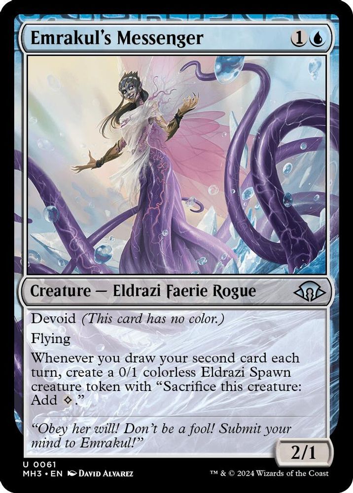 2024 Magic: The Gathering: Modern Horizons 3 (MH3) - Emrakuls Messenger (#61, Uncommon) (, Near Mint)