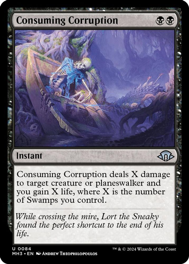 2024 Magic: The Gathering: Modern Horizons 3 (MH3) - Consuming Corruption (#84, Uncommon)
