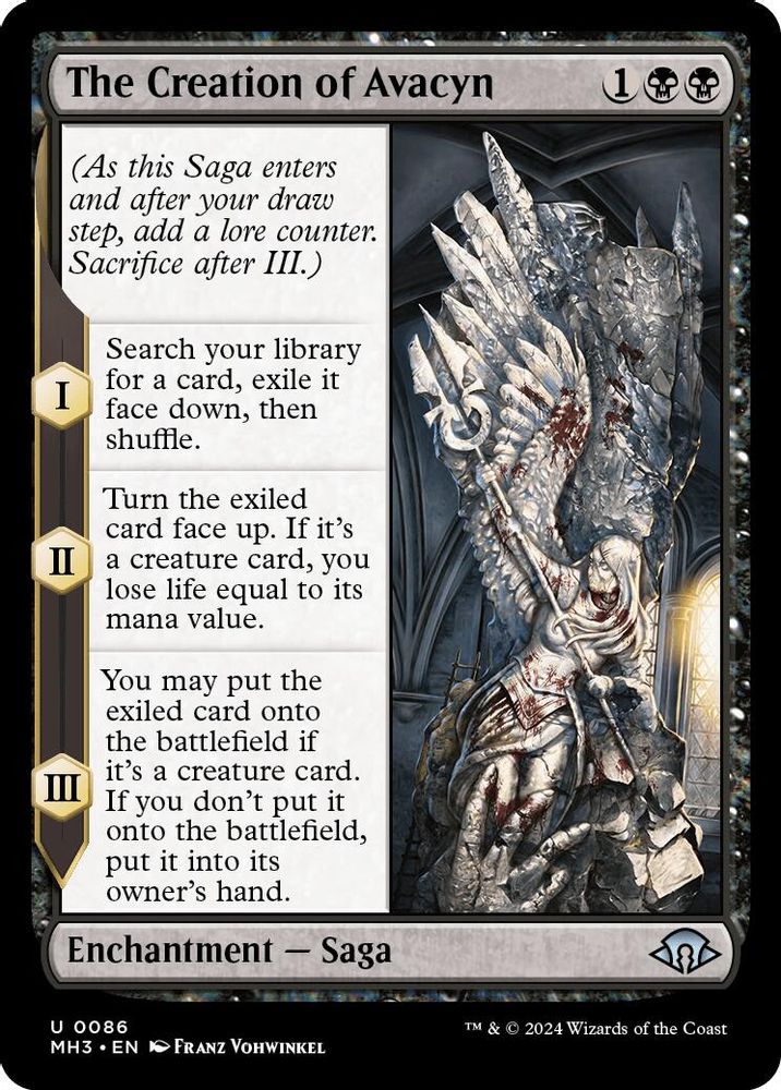2024 Magic: The Gathering: Modern Horizons 3 (MH3) - The Creation of Avacyn (#86, Uncommon)
