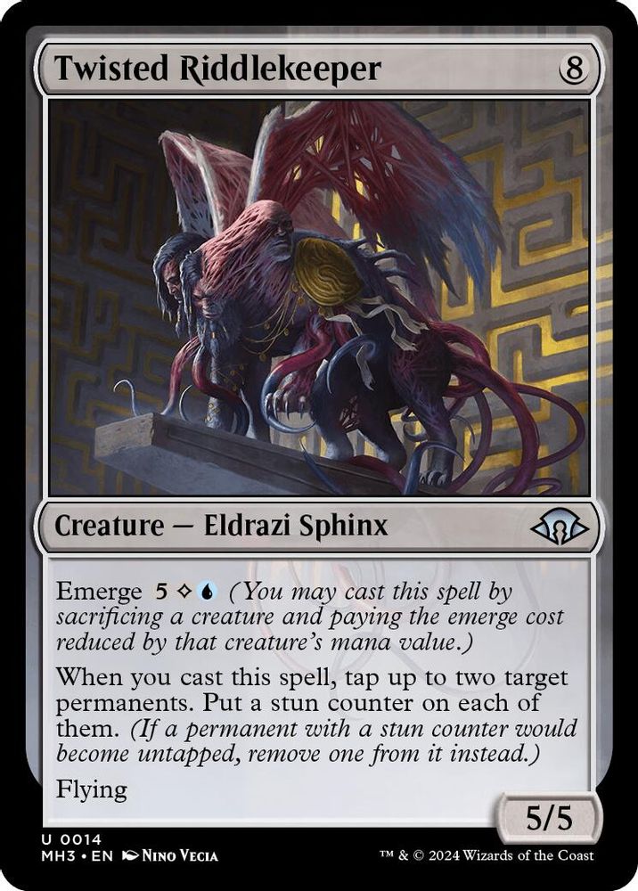 2024 Magic: The Gathering: Modern Horizons 3 (MH3) - Twisted Riddlekeeper (#14, Uncommon) (, Near Mint)