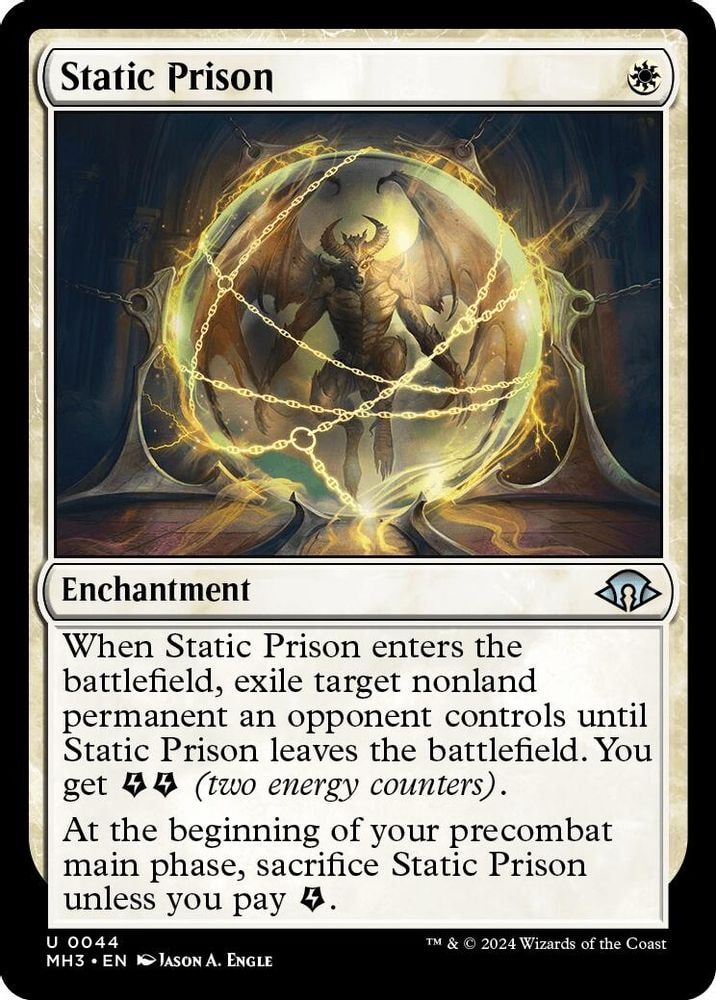 2024 Magic: The Gathering: Modern Horizons 3 (MH3) - Static Prison (#44, Uncommon) (, Near Mint)