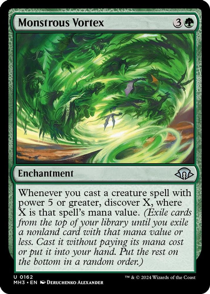 2024 Magic: The Gathering: Modern Horizons 3 (MH3) - Monstrous Vortex (#162, Uncommon) (, Near Mint)