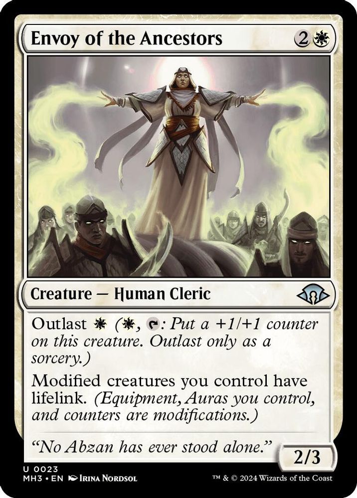 2024 Magic: The Gathering: Modern Horizons 3 (MH3) - Envoy of the Ancestors (#23, Uncommon) (, Near Mint)