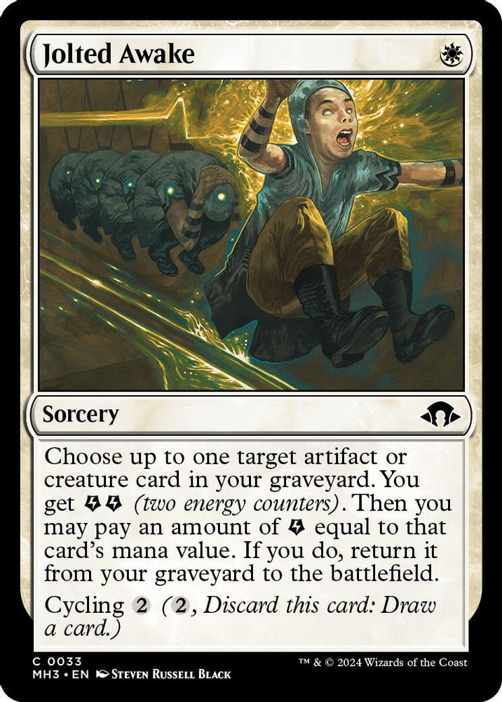 2024 Magic: The Gathering: Modern Horizons 3 (MH3) - Jolted Awake (#33, Common) (, Near Mint)