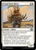 2024 Magic: The Gathering: Modern Horizons 3 (MH3) - Proud Pack Rhino (#41, Uncommon) (, Near Mint)