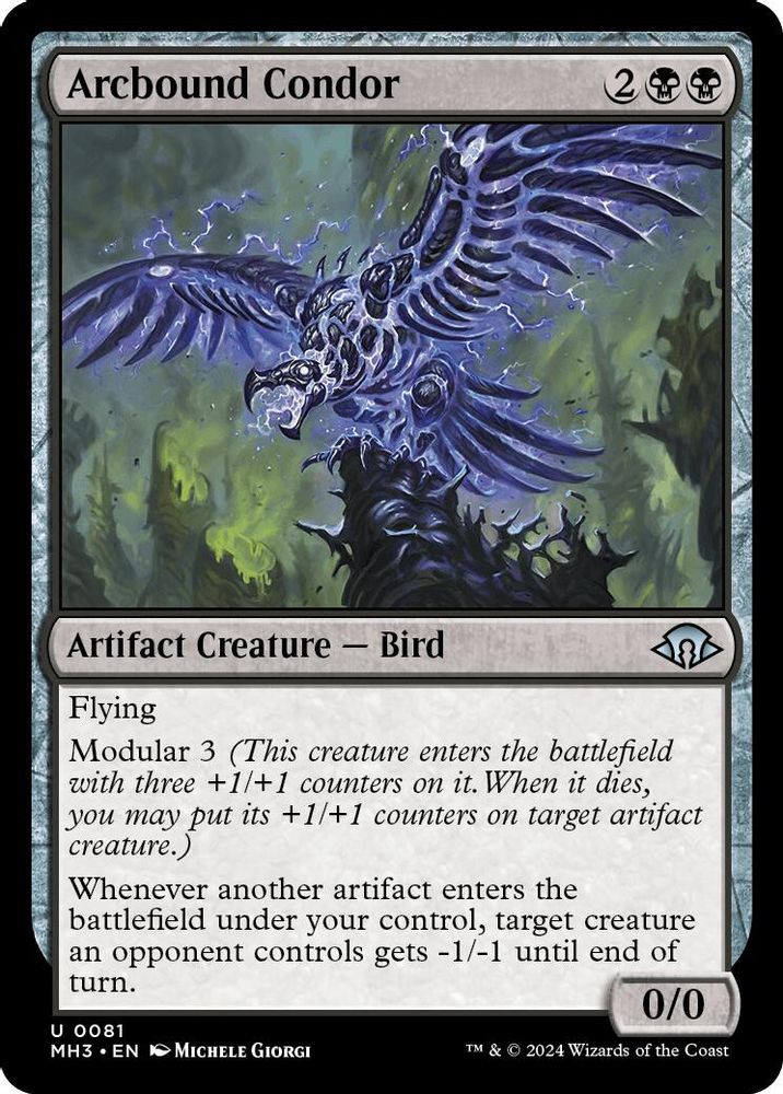 2024 Magic: The Gathering: Modern Horizons 3 (MH3) - Arcbound Condor (#81, Uncommon) (, Near Mint)