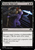 2024 Magic: The Gathering: Modern Horizons 3 (MH3) - Breathe Your Last (#82, Common)