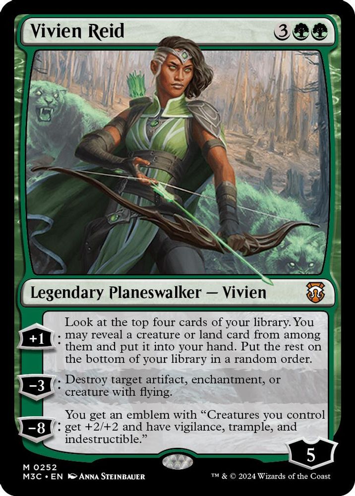 2024 Magic: The Gathering: Commander: Modern Horizons 3 (M3C) - Vivien Reid (#252, Mythic Rare) (, Near Mint)