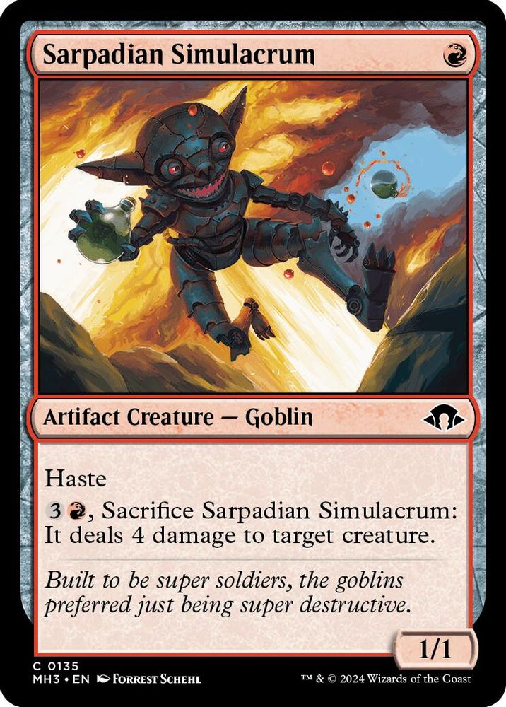 2024 Magic: The Gathering: Modern Horizons 3 (MH3) - Sarpadian Simulacrum (#135, Common)