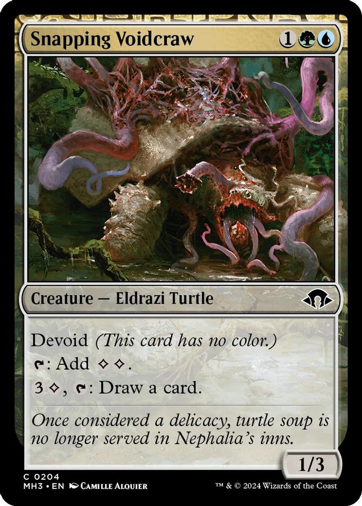 2024 Magic: The Gathering: Modern Horizons 3 (MH3) - Snapping Voidcraw (#204, Common) (, Near Mint)