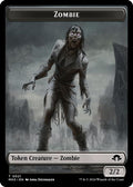 2024 Magic: The Gathering: Modern Horizons 3 (MH3) - Zombie Insect 0027 Double Sided Token (#21 // 27, T) (, Near Mint)