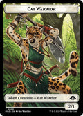 2024 Magic: The Gathering: Modern Horizons 3 (MH3) - Cat Warrior Energy Reserve Double Sided Token (#5 // 36, T) (, Near Mint)