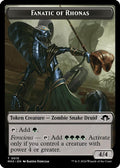 2024 Magic: The Gathering: Modern Horizons 3 (MH3) - Fanatic of Rhonas Energy Reserve Double Sided Token (#15 // 36, T) (, Near Mint)