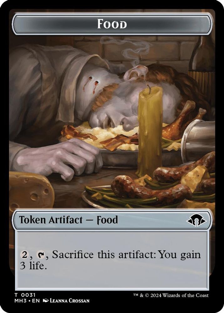 2024 Magic: The Gathering: Modern Horizons 3 (MH3) - Food Energy Reserve Double Sided Token (#31 // 36, T) (, Near Mint)