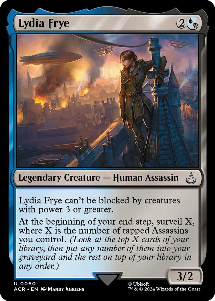 2024 Magic: The Gathering: Universes Beyond: Assassin's Creed (ACR) - Lydia Frye (#60, Uncommon)