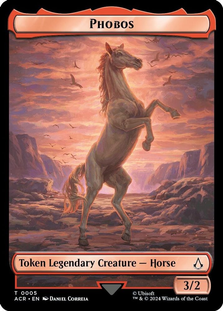 2024 Magic: The Gathering: Universes Beyond: Assassin's Creed (ACR) - Phobos Token (#5, T) (, Near Mint)