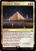 2024 Magic: The Gathering: Universes Beyond: Assassin's Creed (ACR) - Reconstruct History (#97, Uncommon)