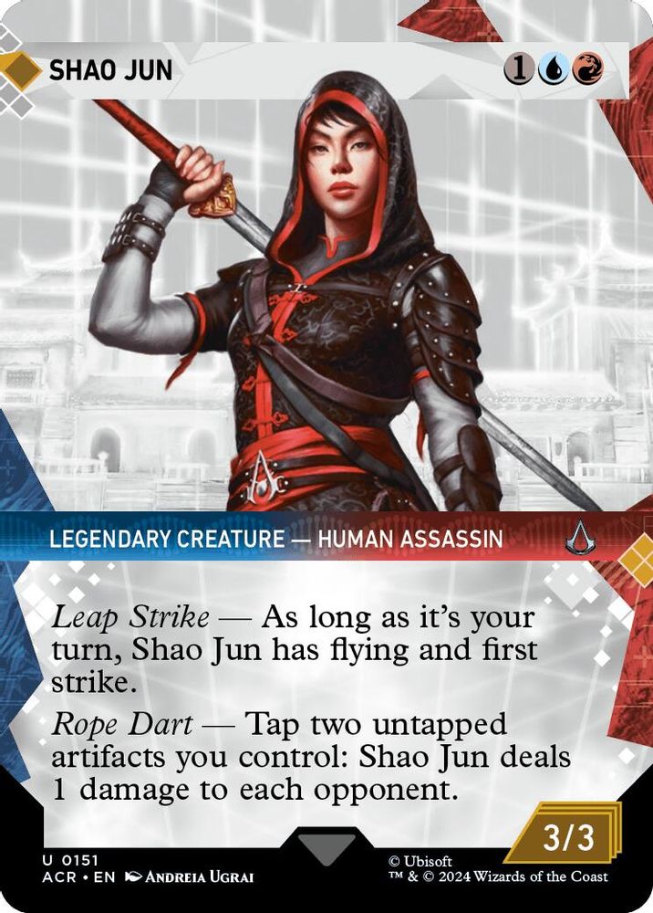 2024 Magic: The Gathering: Universes Beyond: Assassin's Creed (ACR) - Shao Jun Showcase (#151, Uncommon)