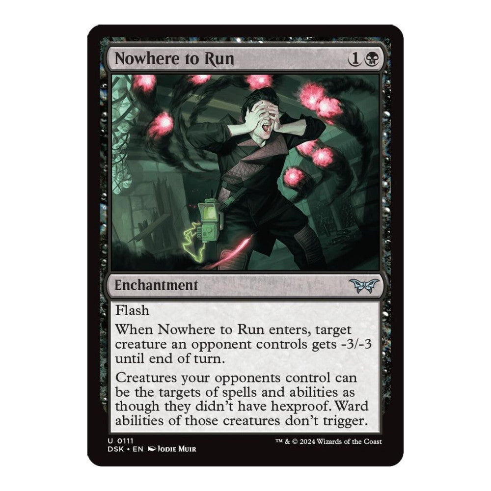 2024 Magic: The Gathering: Duskmourn: House of Horror (DSK) - Nowhere to Run (#111, Uncommon) (, Near Mint)