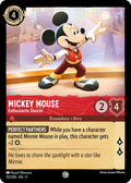2024 Disney Lorcana: Shimmering Skies (5) - Mickey Mouse Enthusiastic Dancer (#112/204, Common) (, Near Mint)