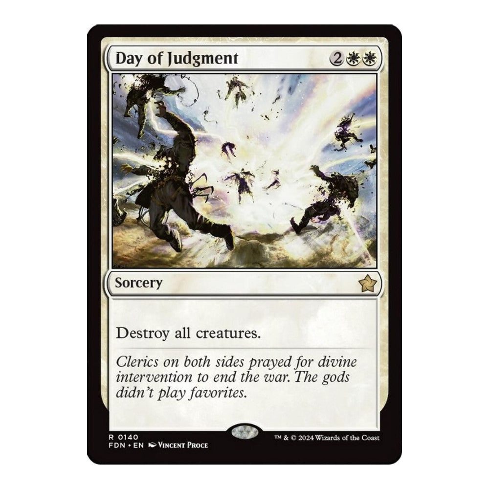 2024 Magic: The Gathering: Foundations (FDN) - Day of Judgment (#140, Rare) (, Near Mint)