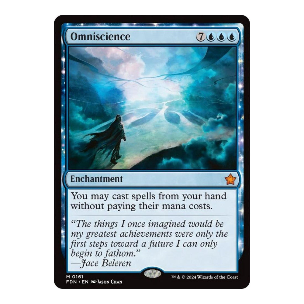 2024 Magic: The Gathering: Foundations (FDN) - Omniscience (#161, Mythic Rare) (, Near Mint)