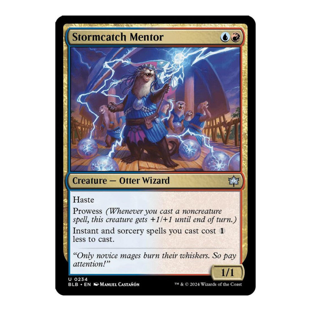 2024 Magic: The Gathering: Bloomburrow (BLB) - Stormcatch Mentor (#234, Uncommon) (, Near Mint)