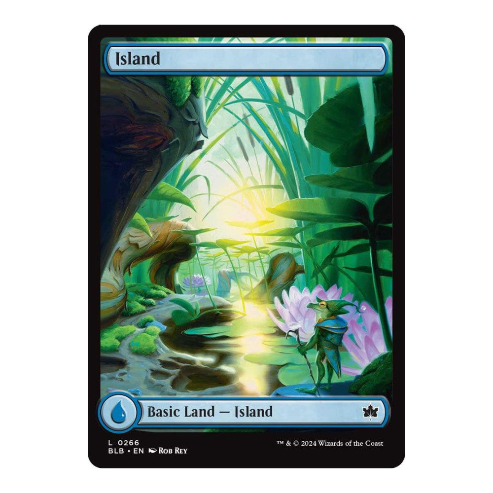 2024 Magic: The Gathering: Bloomburrow (BLB) - Island 0266 (#266, Land) (, Near Mint)