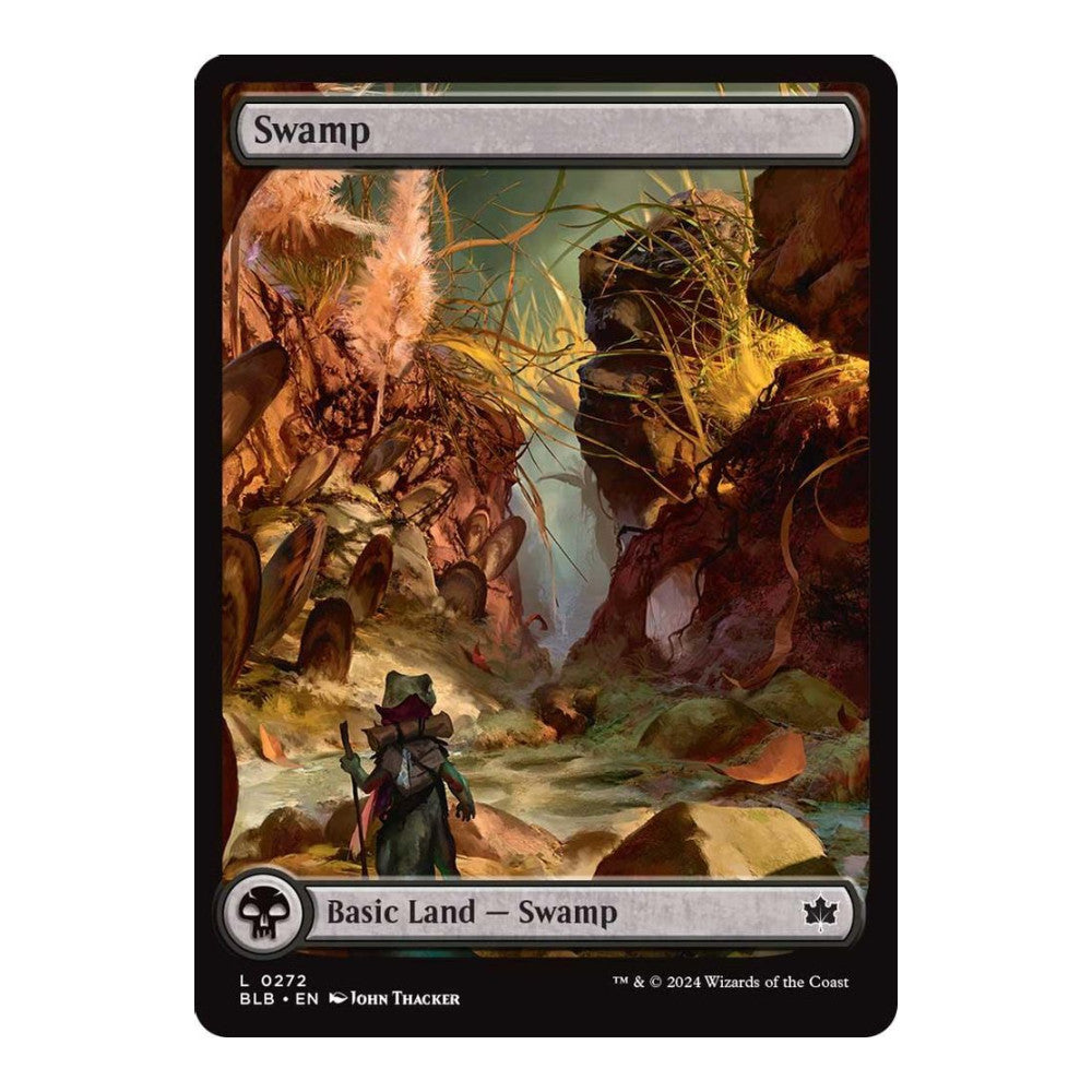 2024 Magic: The Gathering: Bloomburrow (BLB) - Swamp 0272 (#272, Land) (, Near Mint)