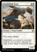 2024 Magic: The Gathering: Bloomburrow (BLB) - Brightblade Stoat (#4, Uncommon) (, Near Mint)