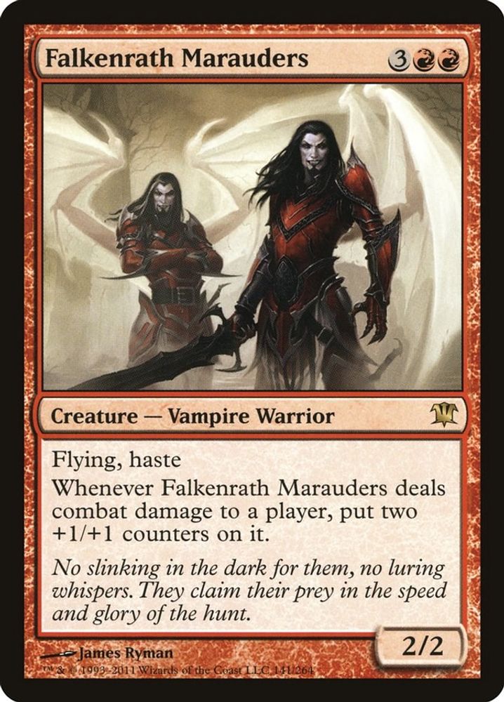 2011 Magic: The Gathering: Innistrad (ISD) - Falkenrath Marauders (#141, Rare) (, Near Mint)