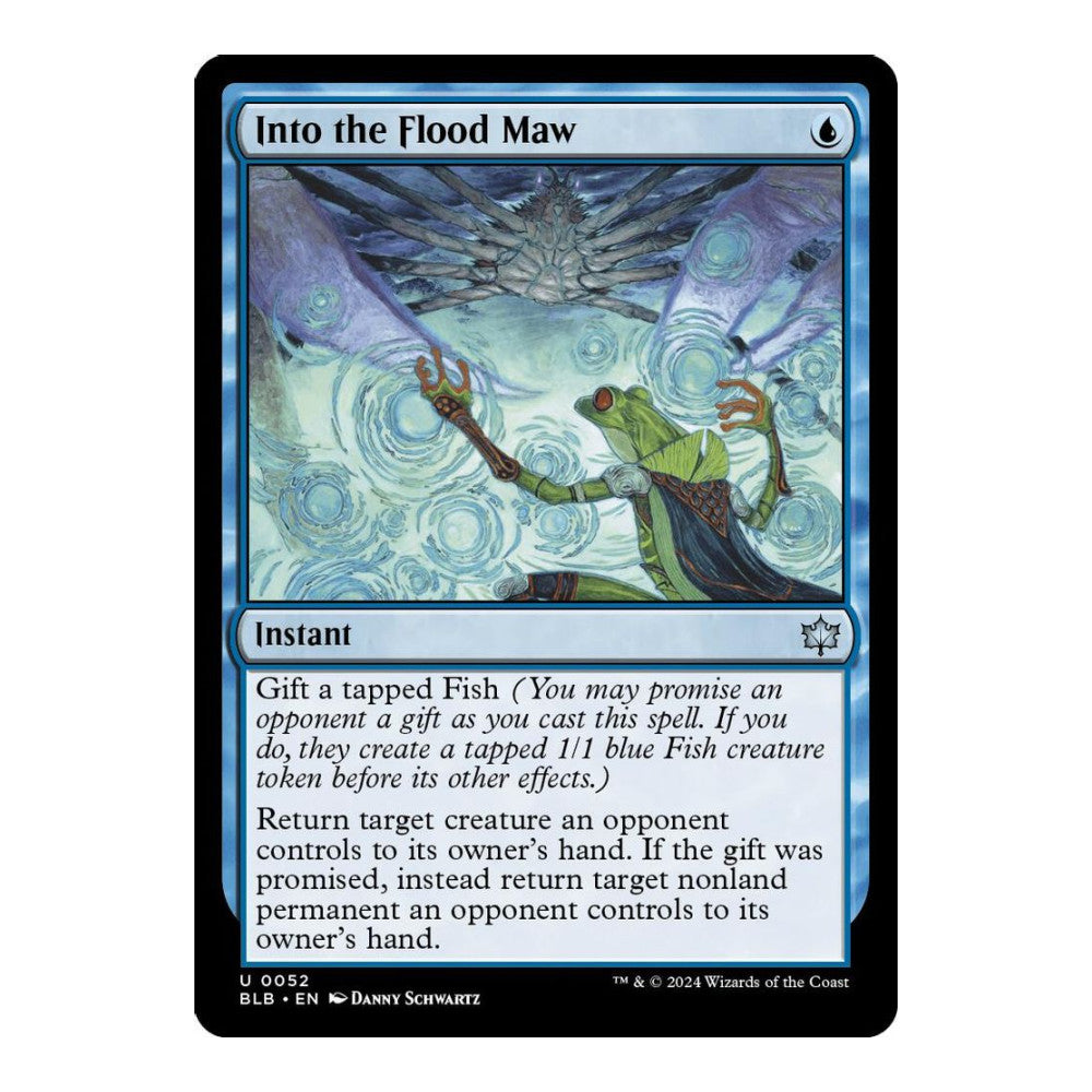 2024 Magic: The Gathering: Bloomburrow (BLB) - Into the Flood Maw (#52, Uncommon) (Foil, Near Mint)