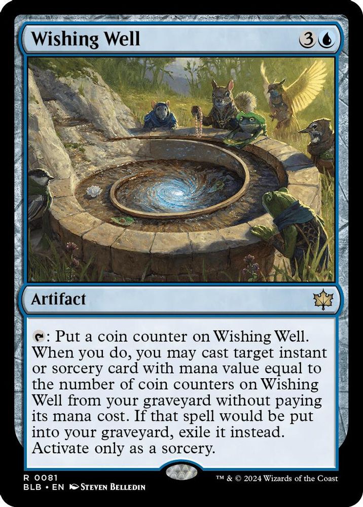 2024 Magic: The Gathering: Bloomburrow (BLB) - Wishing Well (#81, Rare)