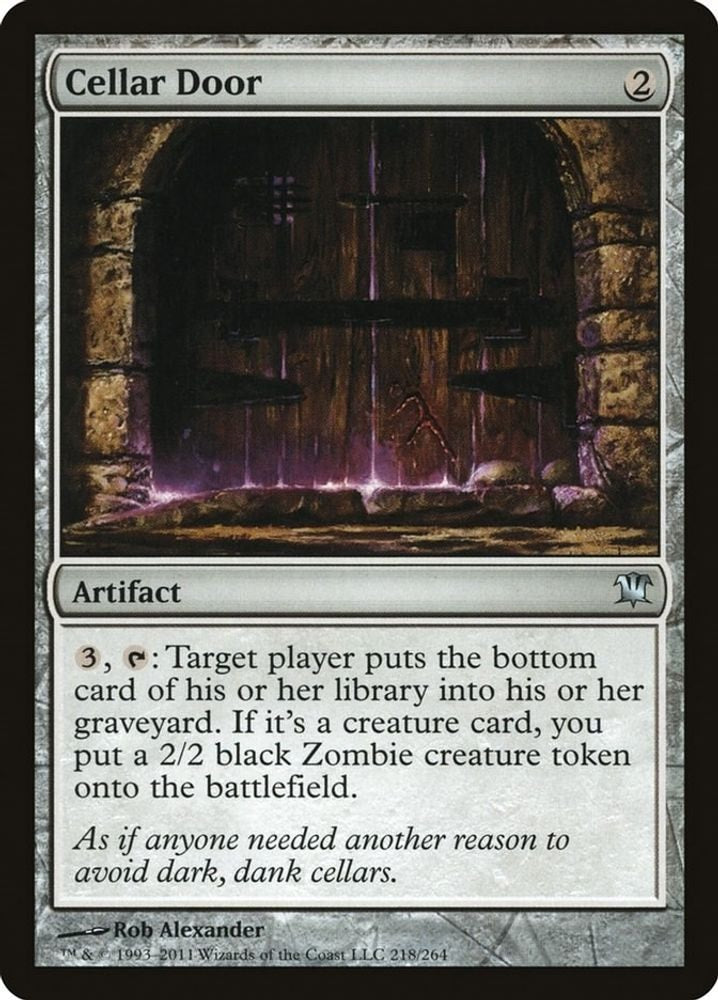 2011 Magic: The Gathering: Innistrad (ISD) - Cellar Door (#218, Uncommon) (, Near Mint)