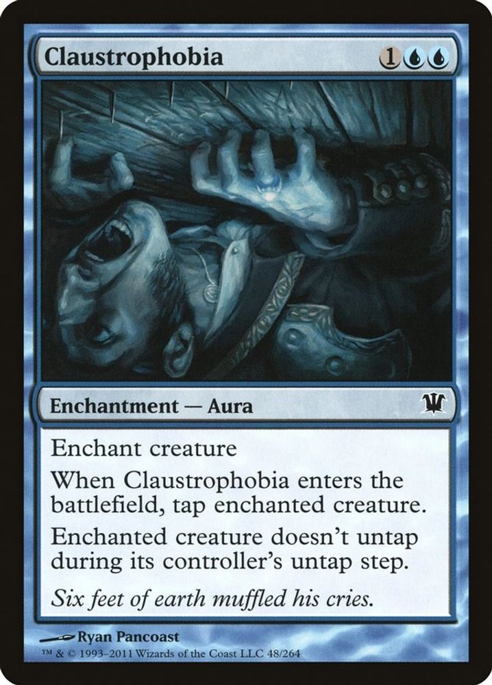 2011 Magic: The Gathering: Innistrad (ISD) - Claustrophobia (#48, Common) (, Near Mint)
