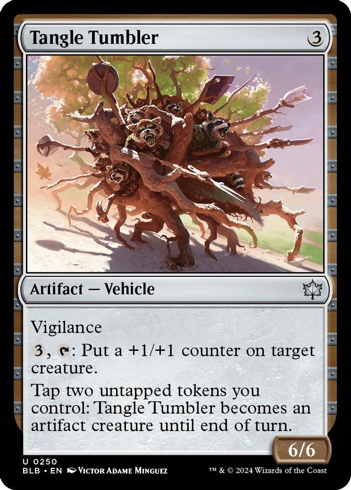 2024 Magic: The Gathering: Bloomburrow (BLB) - Tangle Tumbler (#250, Uncommon)