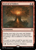 2024 Magic: The Gathering: Bloomburrow (BLB) - Festival of Embers (#134, Rare) (, Near Mint)
