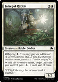 2024 Magic: The Gathering: Bloomburrow (BLB) - Intrepid Rabbit (#17, Common)