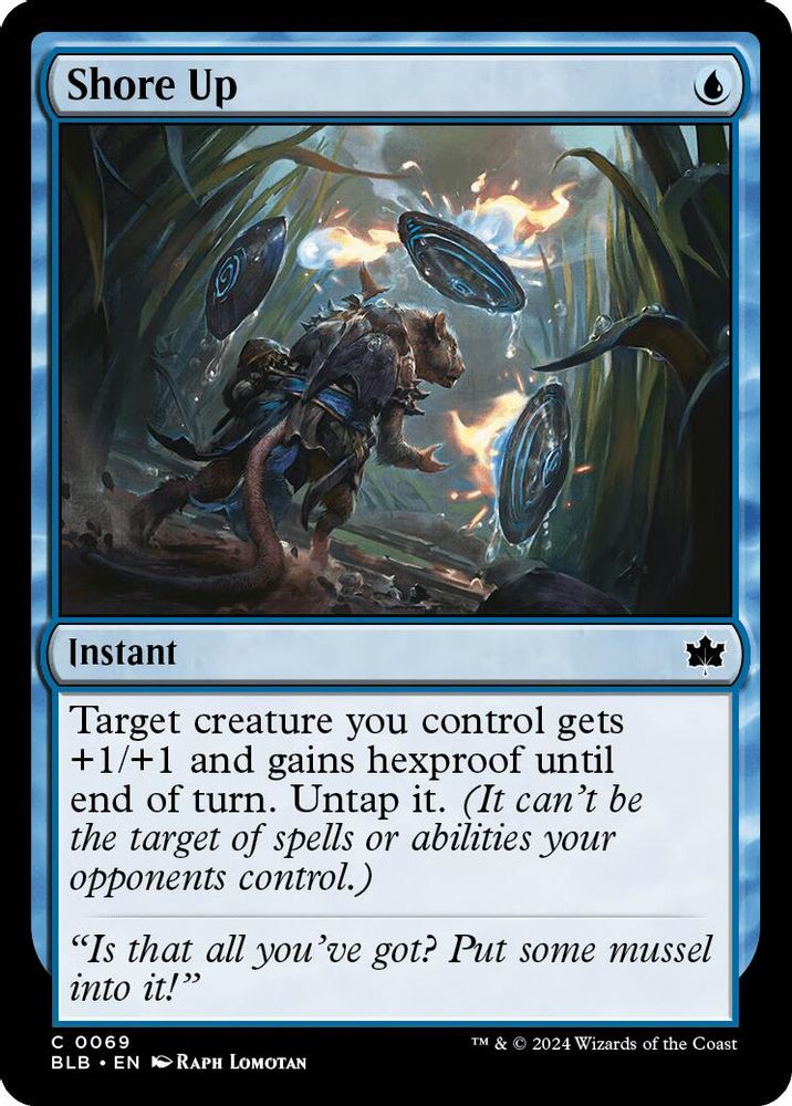 2024 Magic: The Gathering: Bloomburrow (BLB) - Shore Up (#69, Common) (, Near Mint)