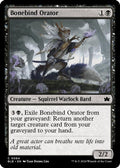2024 Magic: The Gathering: Bloomburrow (BLB) - Bonebind Orator (#84, Common)