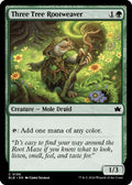 2024 Magic: The Gathering: Bloomburrow (BLB) - Three Tree Rootweaver (#198, Common) (, Near Mint)