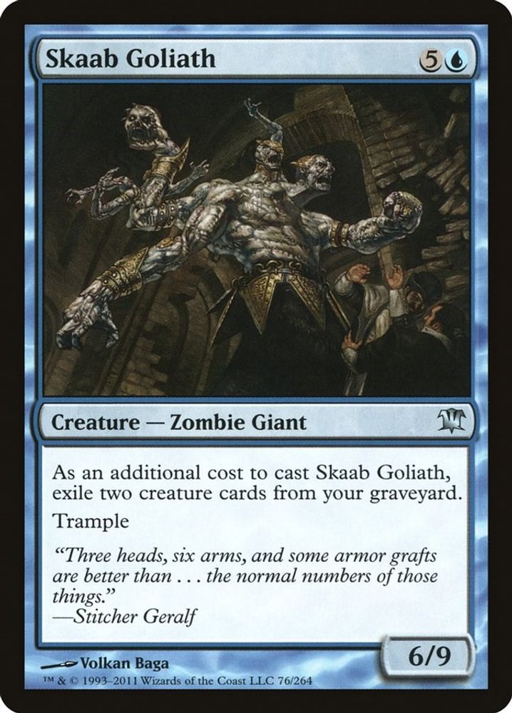 2011 Magic: The Gathering: Innistrad (ISD) - Skaab Goliath (#76, Uncommon) (Foil, Near Mint)