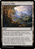 2024 Magic: The Gathering: Commander: Bloomburrow (BLC) - Evolving Wilds (#302, Common) (, Near Mint)