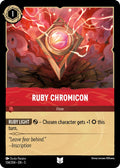 2024 Disney Lorcana: Shimmering Skies (5) - Ruby Chromicon (#134/204, Uncommon) (, Near Mint)