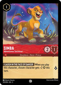 2024 Disney Lorcana: Shimmering Skies (5) - Simba Adventurous Successor (#125/204, Common) (, Near Mint)