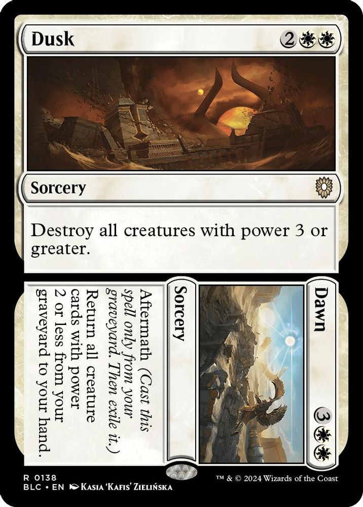 2024 Magic: The Gathering: Commander: Bloomburrow (BLC) - Dusk Dawn (#138, Rare) (, Near Mint)