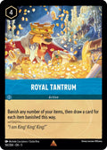 2024 Disney Lorcana: Shimmering Skies (5) - Royal Tantrum (#161/204, Rare) (, Near Mint)
