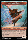 2024 Magic: The Gathering: Bloomburrow (BLB) - Manifold Mouse Token (#18, T) (, Near Mint)