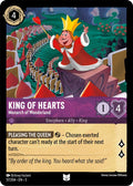 2024 Disney Lorcana: Shimmering Skies (5) - King of Hearts Monarch of Wonderland (#57/204, Uncommon) (, Near Mint)