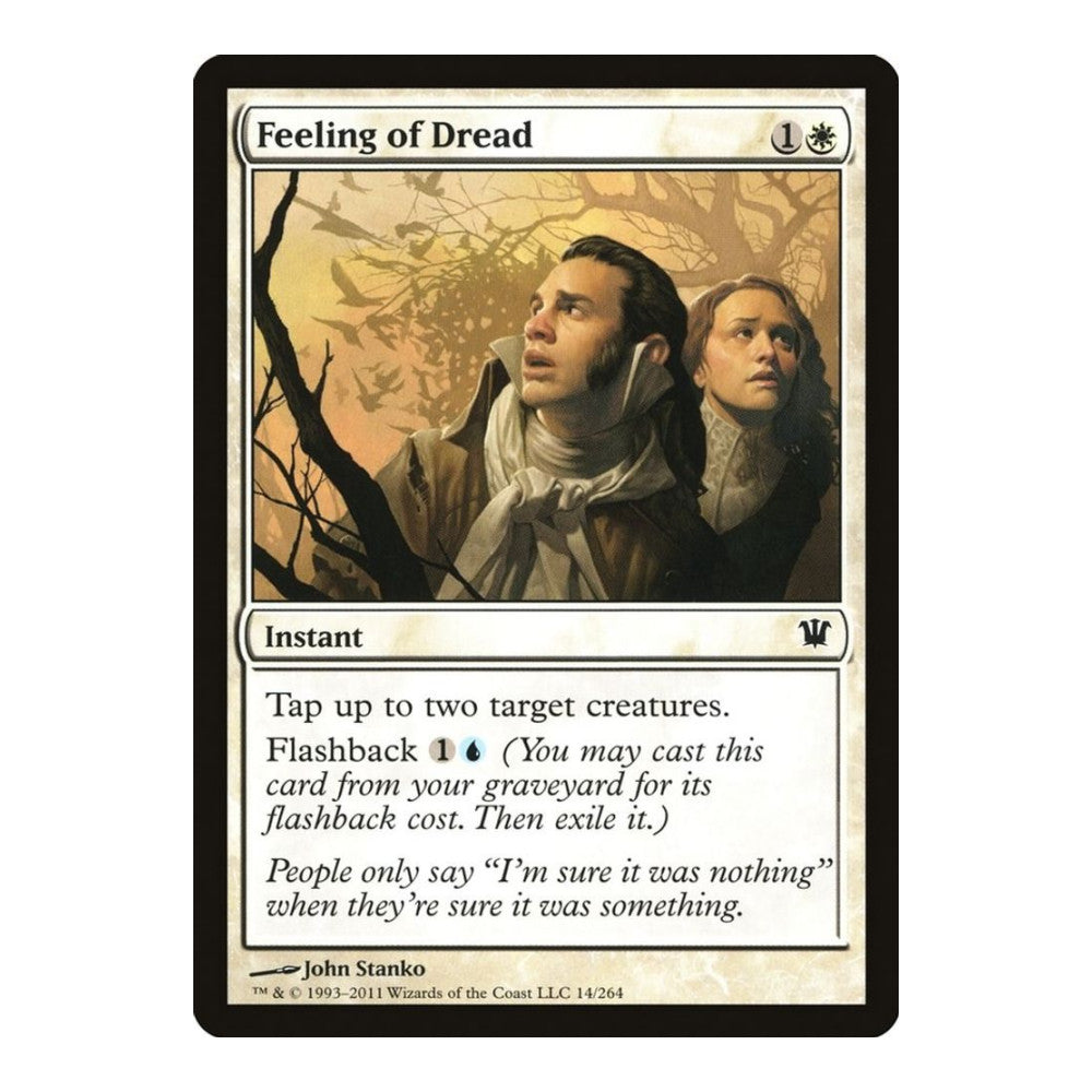 2011 Magic: The Gathering: Innistrad (ISD) - Feeling of Dread (#14, Common) (, Near Mint)